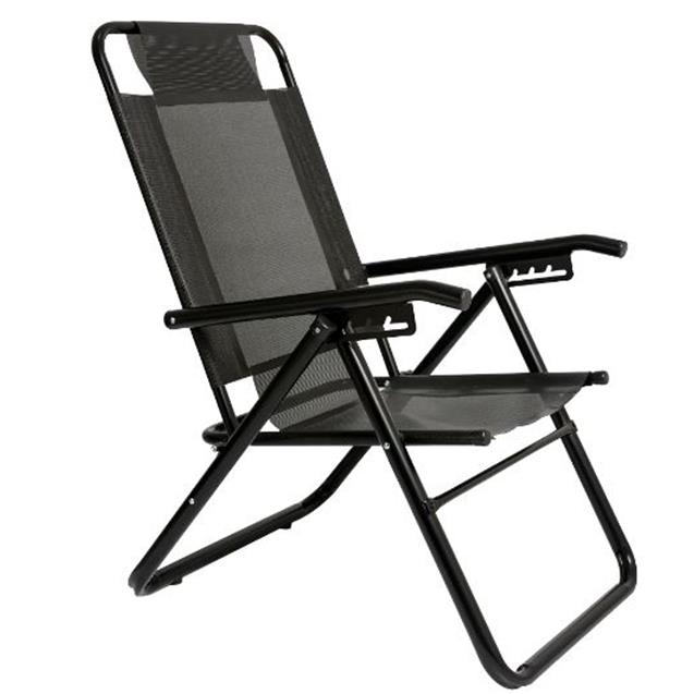 Reposera Descansar, Aluminio Xl Black (80040)