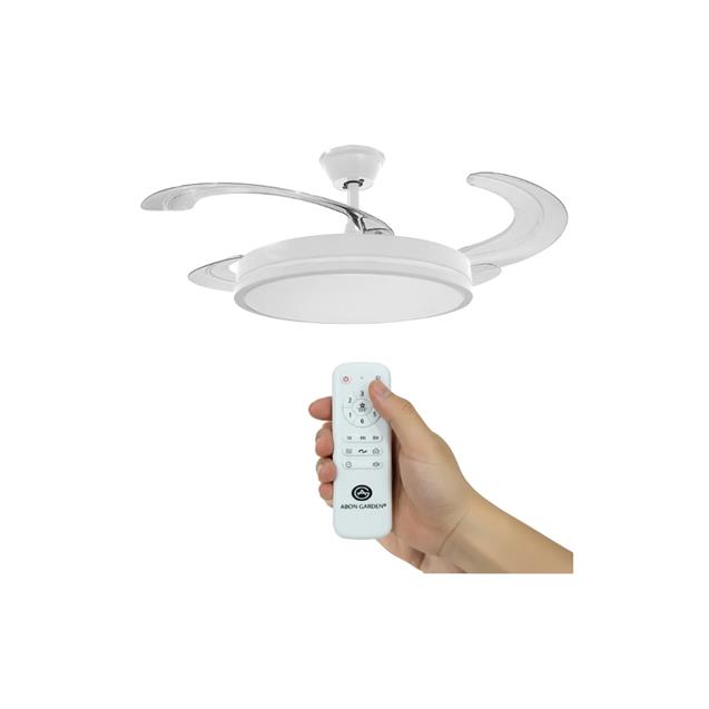 VENT. DE TECHO ABON GARDEN AGZ42300BL ZENTRA RETRACTIL BLANCO